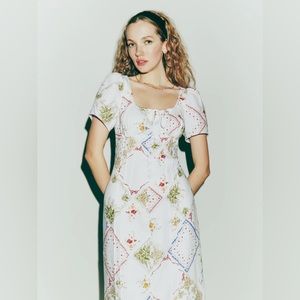 Reformation Pierce Linen Dress